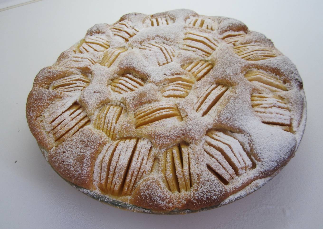 Bizcocho de manzana fácil<br />
