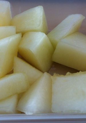 Una foto de Melón de postre
