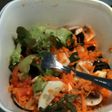 Ensalada de lechuga, tomate y zanahoria