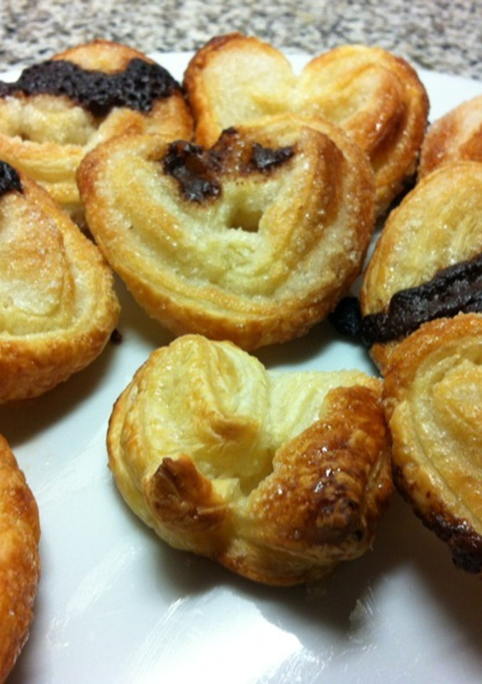 Una foto de Palmeritas de chocolate caseras
