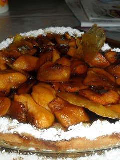 Una foto de Tarta de compota de nectarinas
