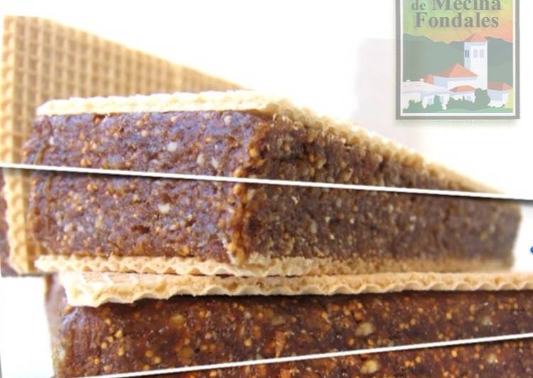 Turrón de higos miel y almendras