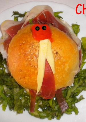 Una foto de Hamburguesa infantil