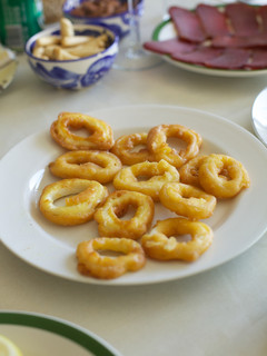 Una foto de Rabas en tempura