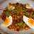 Garbanzos fritos con jamón y chorizo ibérico