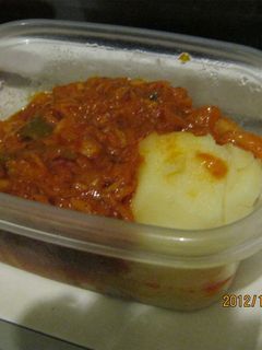 Una foto de Viandas con bacalao
