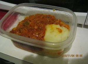 Una foto de Viandas con bacalao 