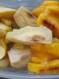 Frutas asadas al horno