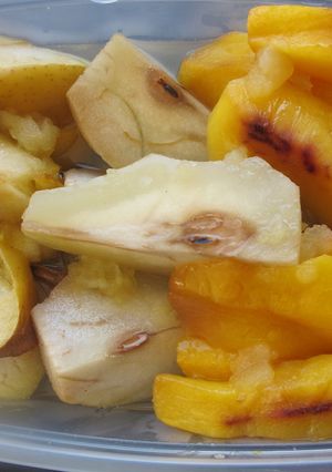 Una foto de Frutas asadas al horno
