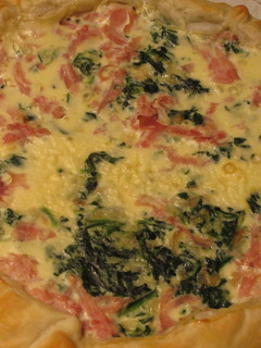 Una foto de Quiche de acelgas