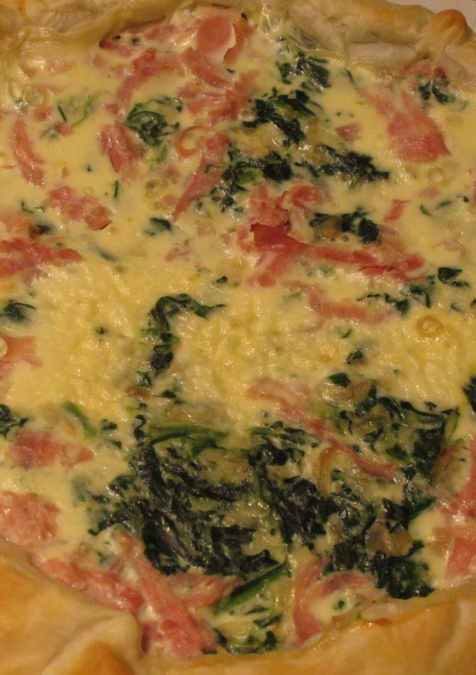 Una foto de Quiche de acelgas