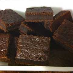 Una foto de Bizcocho de chocolate tipo brownie