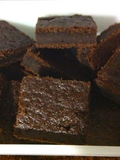 Una foto de Bizcocho de chocolate tipo brownie