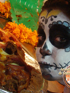 Una foto de Pastel de carne Halloween