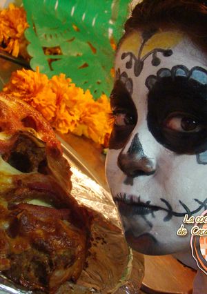 Una foto de Pastel de carne Halloween