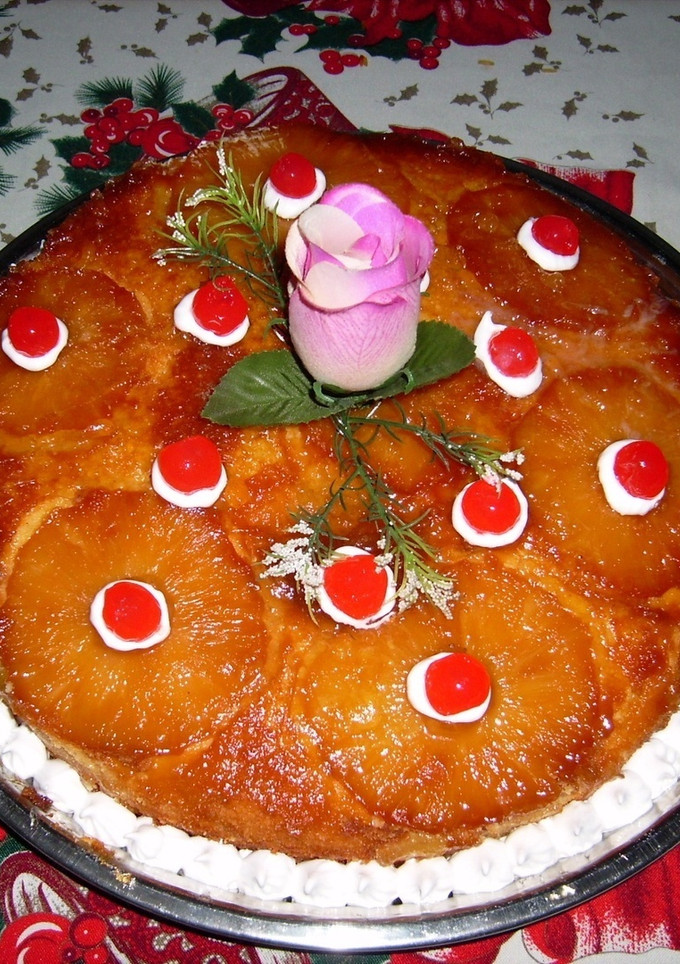 Una foto de Bizcocho caliente de piña
