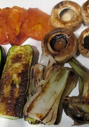 Una foto de Verduras a la plancha dieta