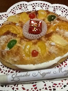 Una foto de Roscón español