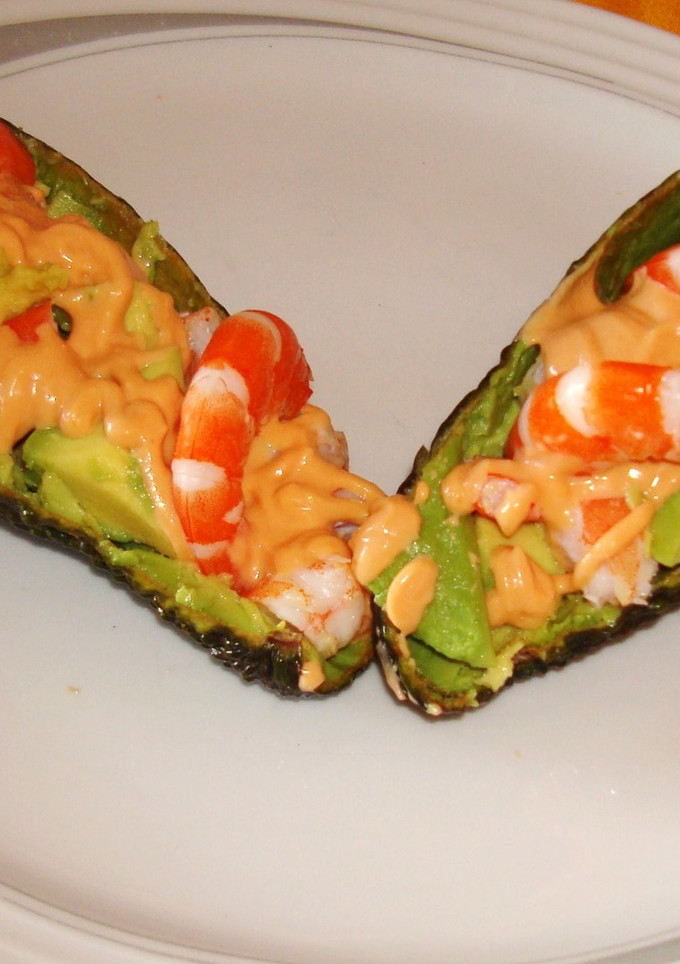 Una foto de Aguacate con gambas