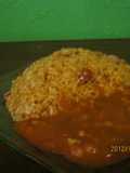 Arroz con chorizo de cerdo