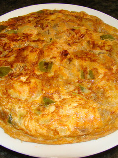 Una foto de Tortilla a la paisana sin patata