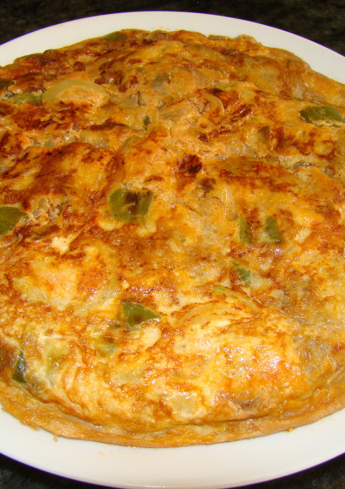 Una foto de Tortilla a la paisana sin patata