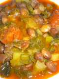 Fabes del mandilin con repollo