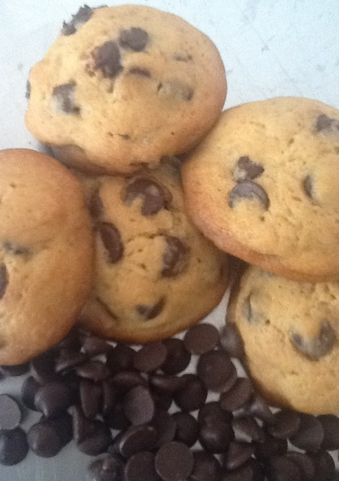 Una foto de Galletas con pepitas de chocolate 