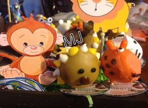 Una foto de Paletas de Animales cake pops