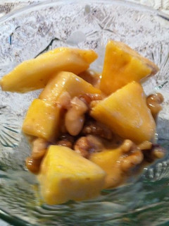 Una foto de Fruta con toffee
