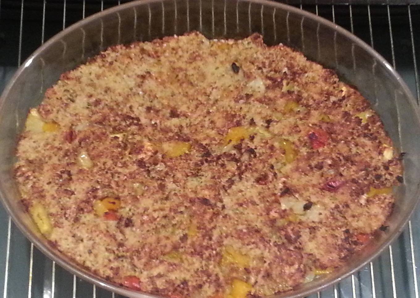 Crujiente de verduras asadas<br />