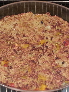 Una foto de Crujiente de verduras asadas