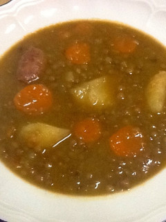Una foto de Lentejas con chorizo fácil