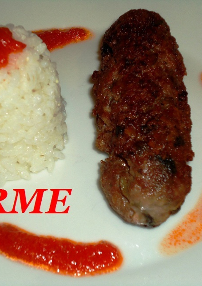 Una foto de Rollitos de carne picada con champiñones