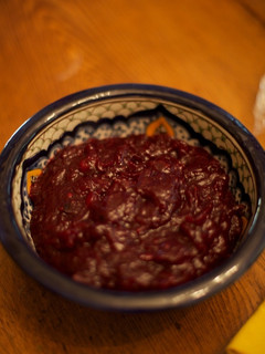 Una foto de Salsa de arándanos para pavo