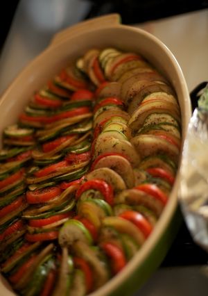 A picture of Oven-Roasted Vegetables.