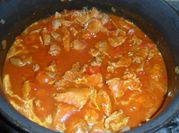 Una foto de tuco con carne