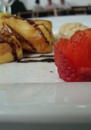 Una foto de Leche frita casera