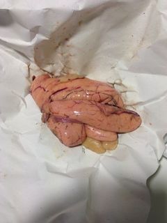 Una foto de Huevas de merluza a la plancha