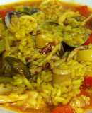 Arroz melosos con calamares