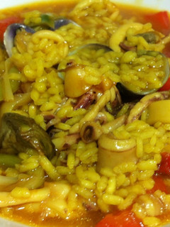Una foto de Arroz melosos con calamares