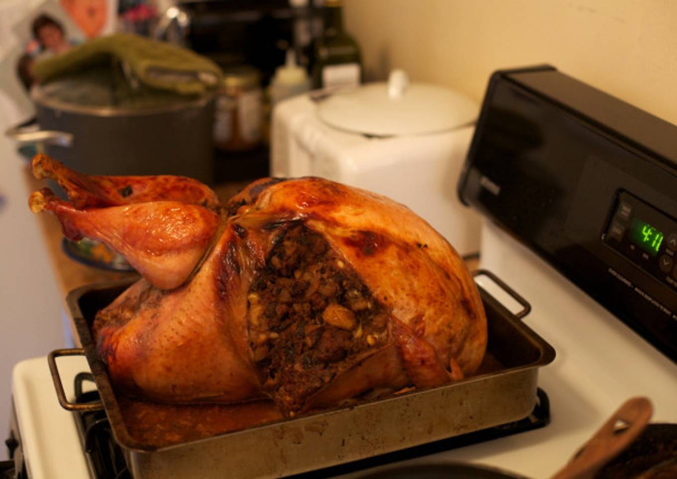 Pavo relleno asado<br />