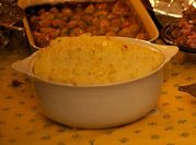 Una foto de puré de patata al estilo americano