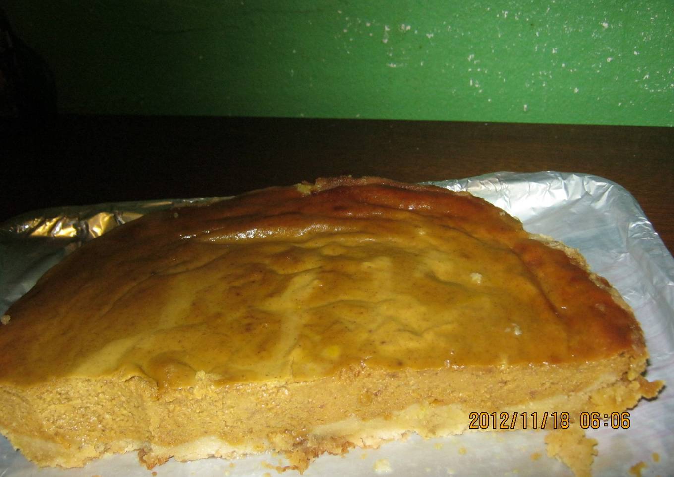 Cheesecake de calabaza y ajonjolí