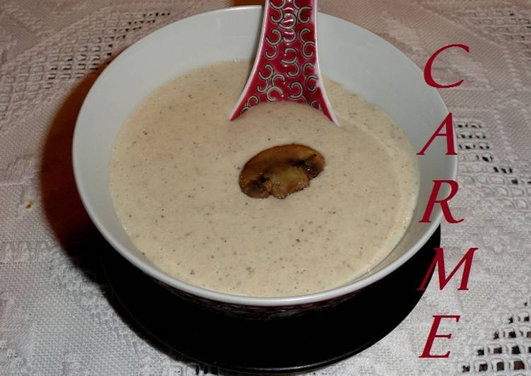 Salsa de champiñones para guarnición