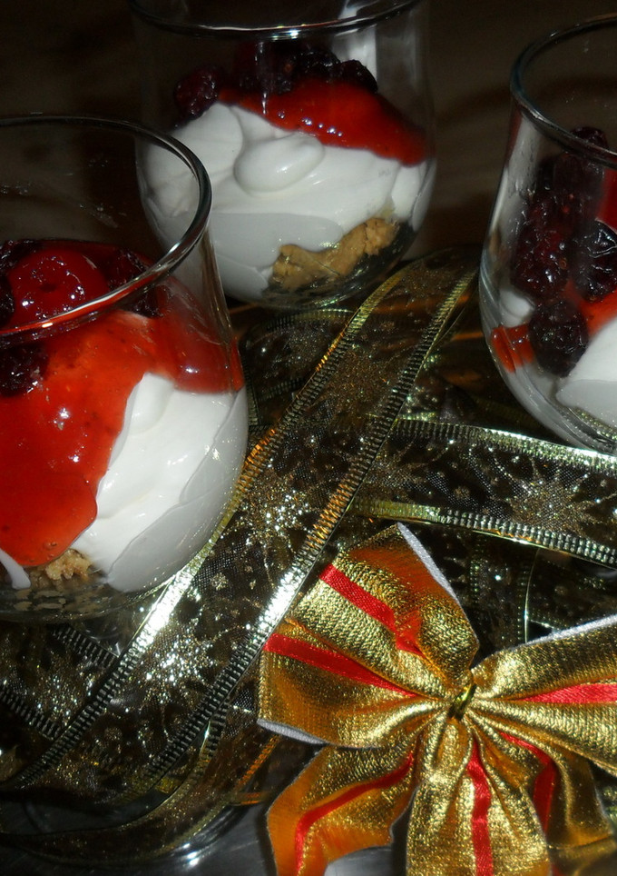 Una foto de Copas de cheese cake