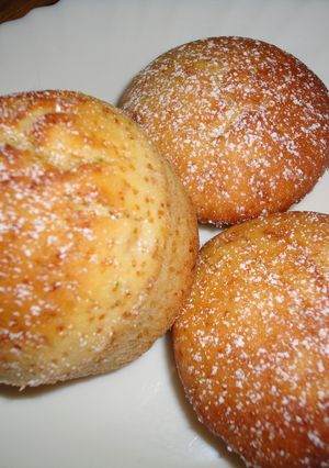 Una foto de Magdalenas de manzana asada