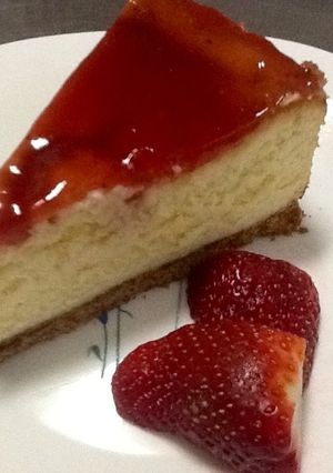 Una foto de Tarta de queso estilo americana