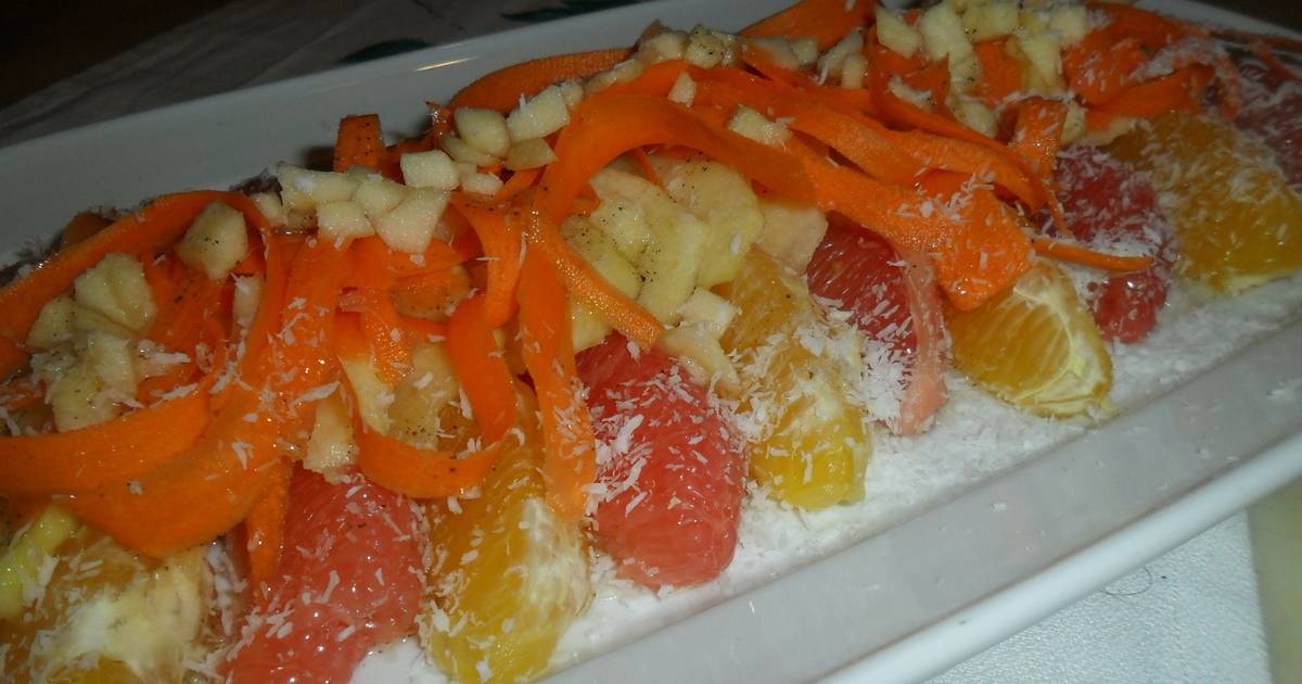 Ensalada De Zanahoria Manzana Y Naranja - 49 Recetas Caseras- Cookpad