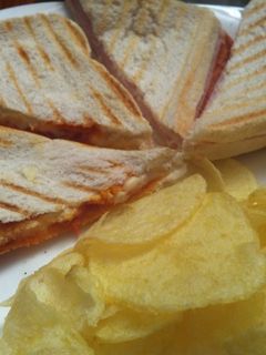 Una foto de Sandwich de sobrasada